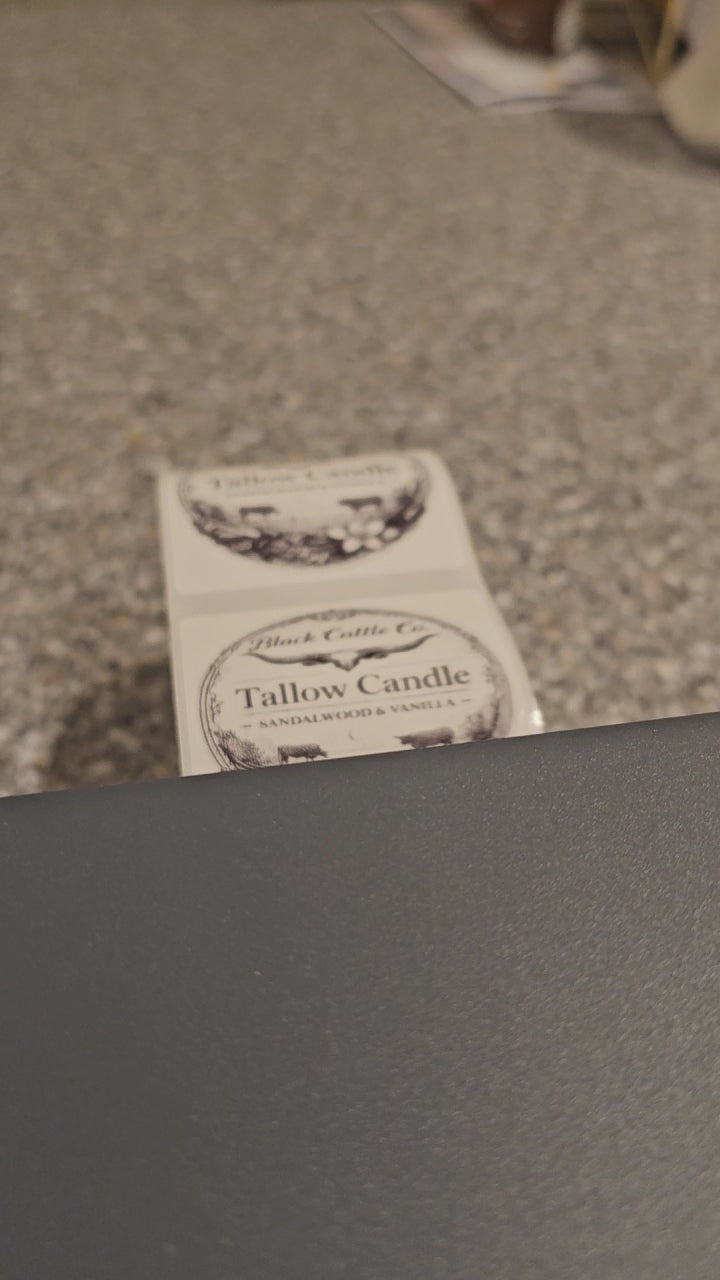 Handcrafted Tallow & beeswax candle-8oz