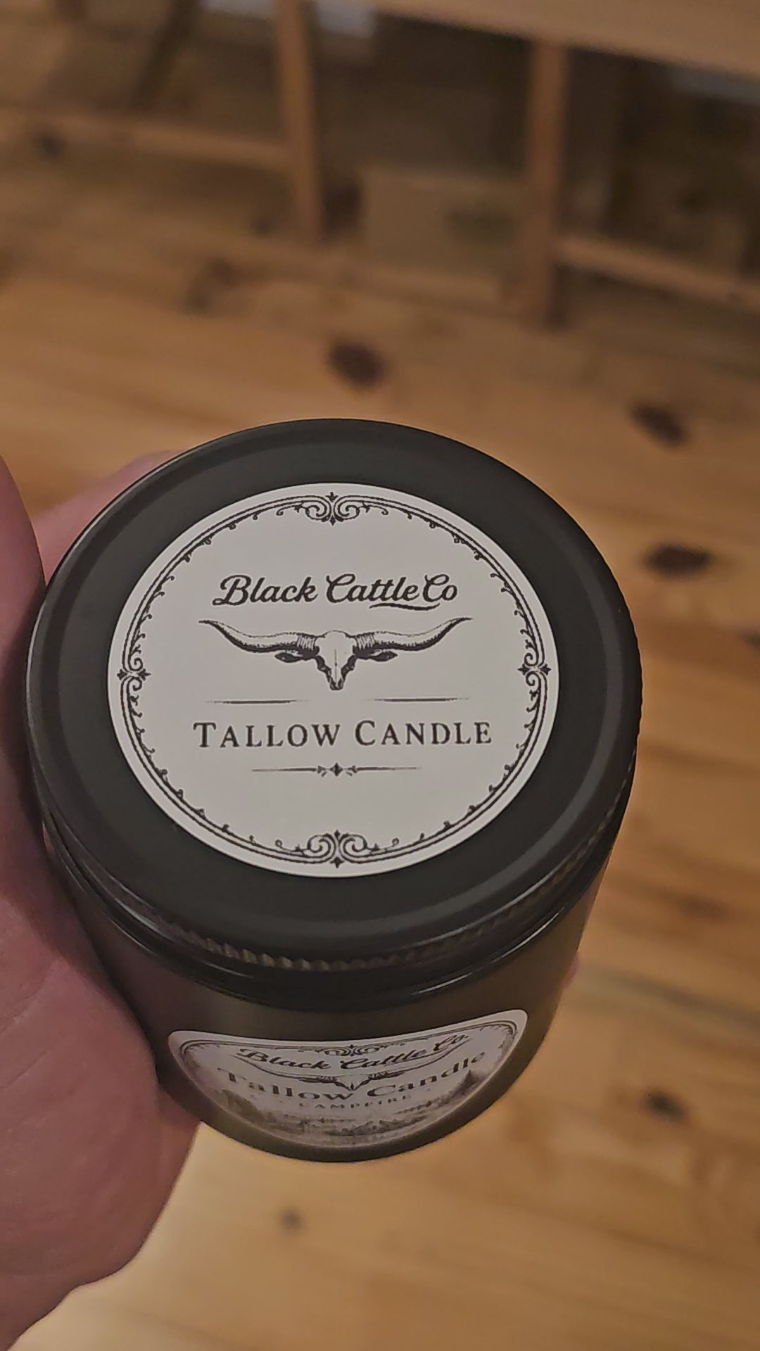 Campfire candle (8oz) and Tallow Balm (2oz) - Summertime bundle!