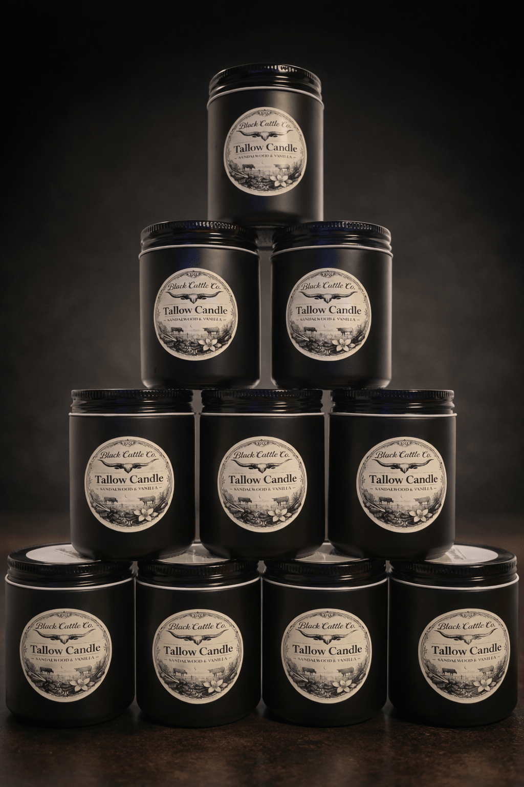 Handcrafted Tallow & beeswax candle-8oz