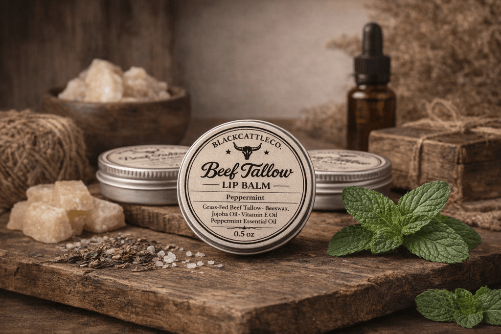 Handcrafted Beef Tallow Lip balm - $6 (2 for $10)